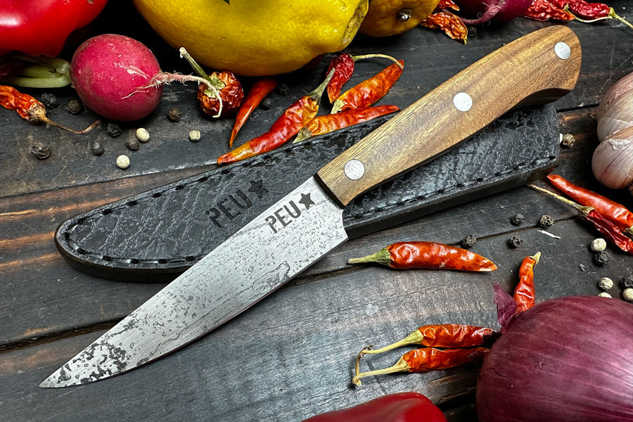 Paring Knife with Lapacho and O2 Carbon Steel