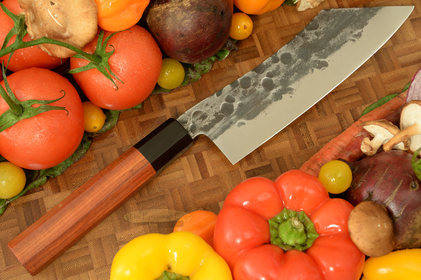 Chef's Knife (Bunka) - 7 in., VG10 San Mai with Padauk