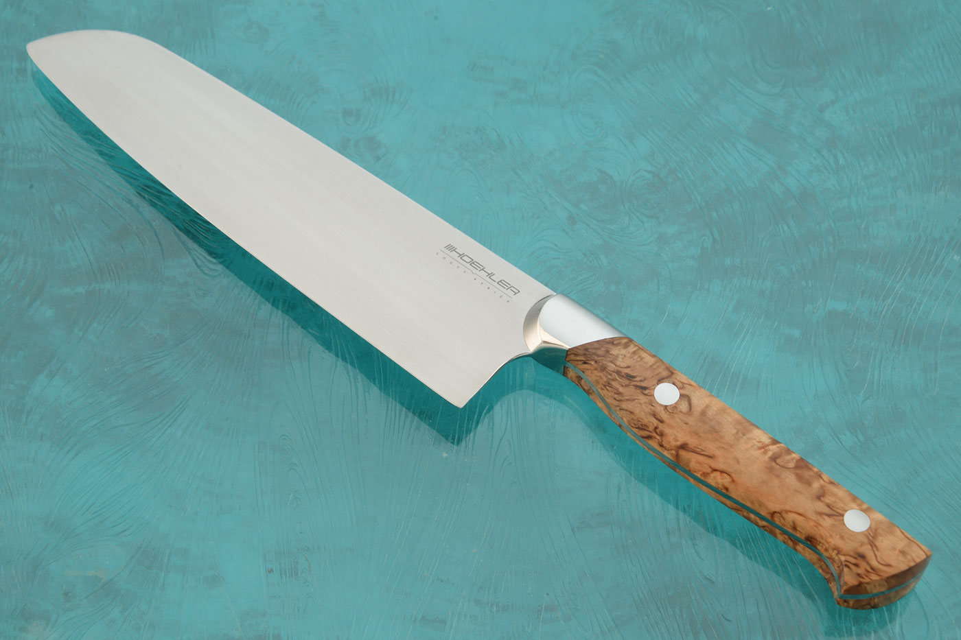 Chef's Knife - Santoku (7 in) with Masur Birch