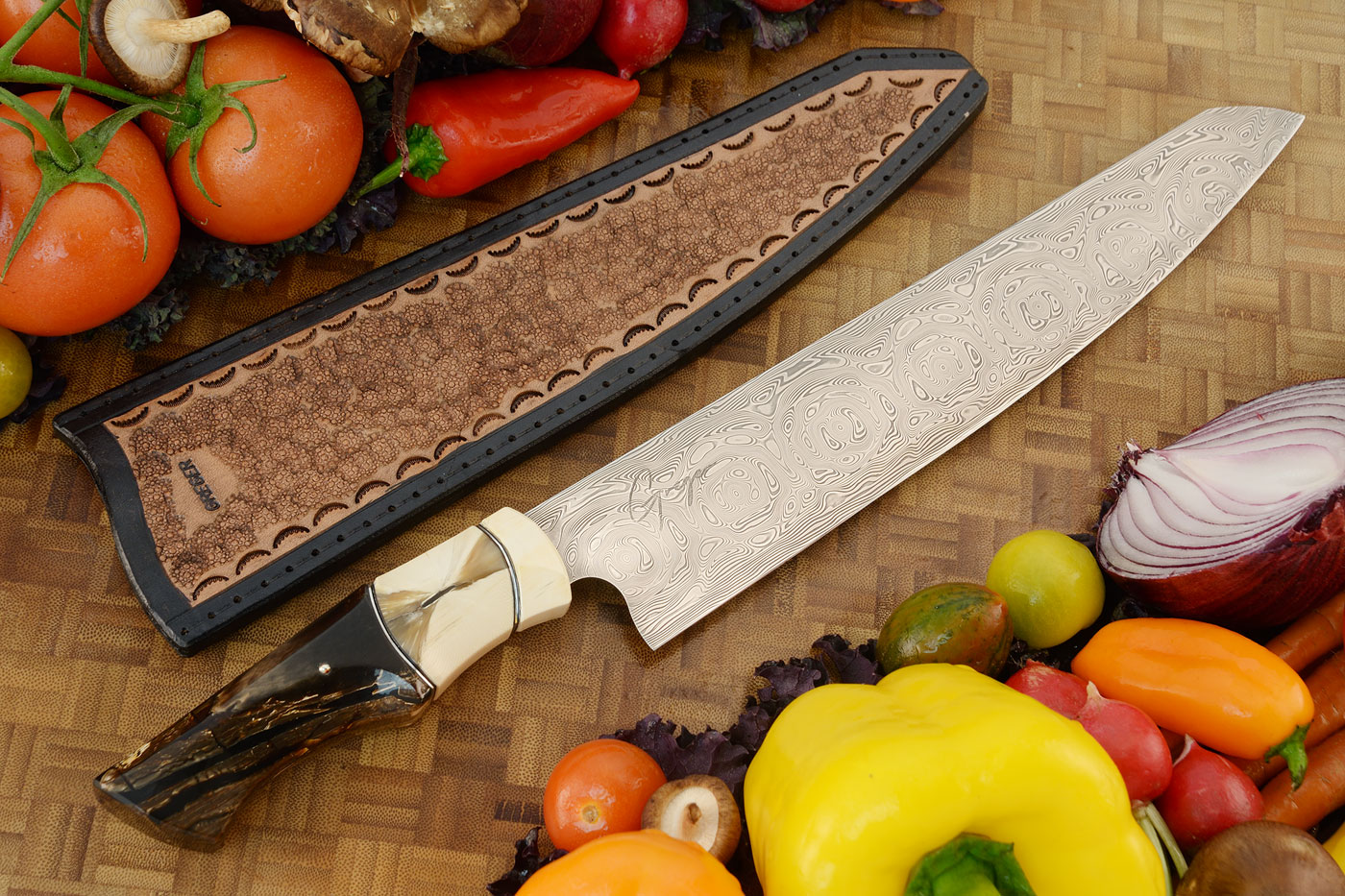 Damascus Chef's Knife (10-1/2