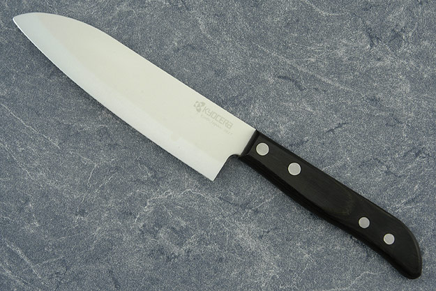 Kyocera Fine Ceramics Chef's Knife - Santoku - 5 1/2 in. (KC-80N-WH)