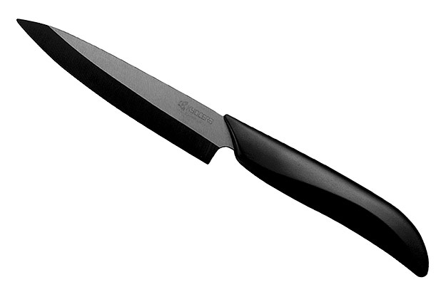 Kyocera Black Ergo Utility/Fruit Knife - 4 1/2 in. (FK-50-BK)