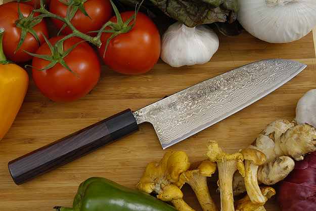 Sakon Damascus Chef's Knife - Santoku - 6 1/2 in.