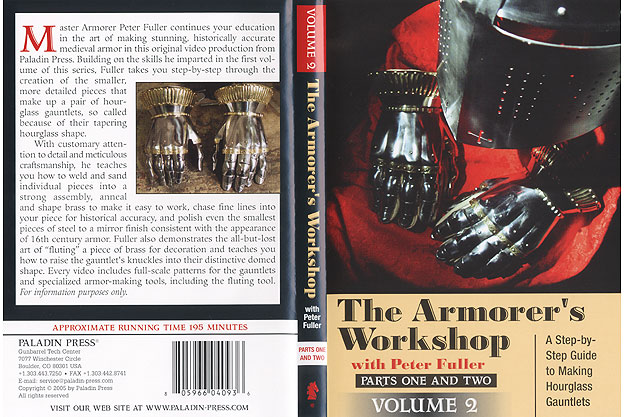 Armorer's Workshop : A Step-by Step Guide to Making Hourglass Gauntlets (DVD-R) by Peter Fuller