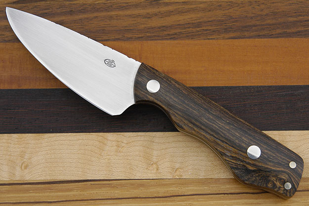 Paring Knife (3 in.) with Sculpted Bocote Wood