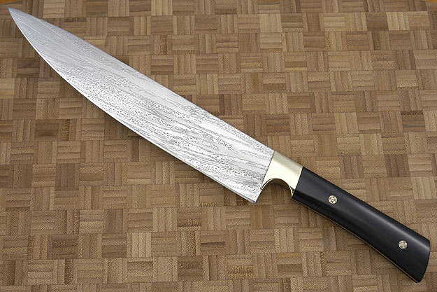 Handmade African Blackwood Chef's Knife (9 2/3 in)