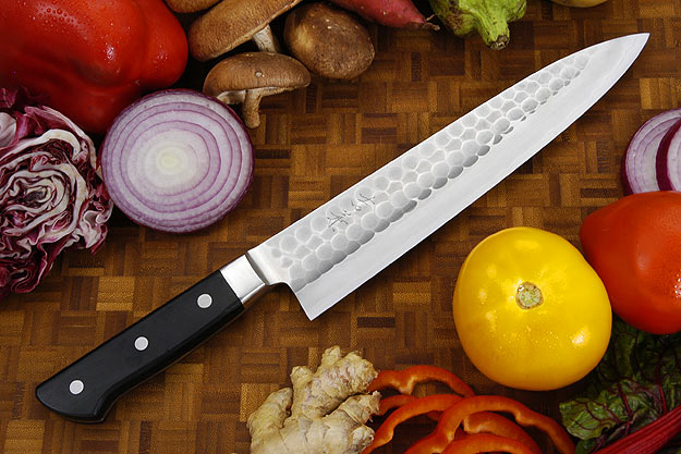 Hammer Finished Chef's Knife - Gyuto, Western - 9 3/4 (240mm)
