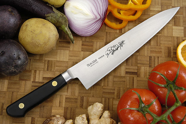 Misono Carbon Steel Chef's Knife - Gyuto - 8 1/4 in. (210mm)  - No. 112