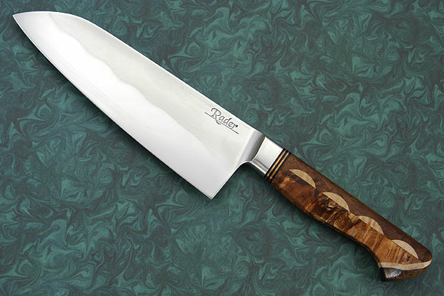 Santoku with Maple and Koa (6 1/4 in)