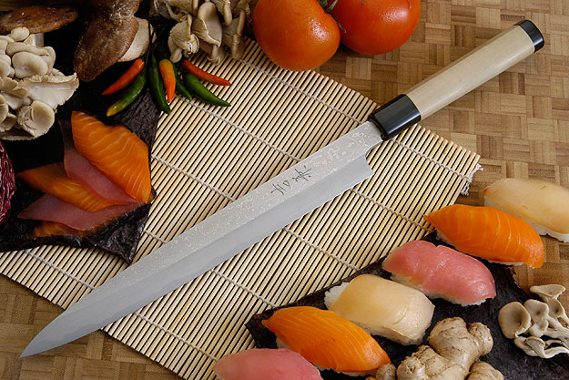 Suminagashi Left-Handed Yanagiba (Sashimi Knife) - 270mm (10 2/3 in.)