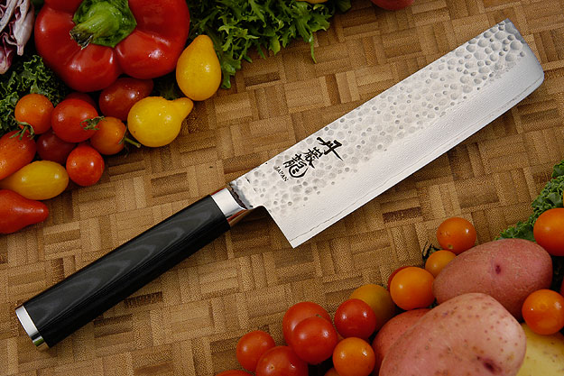 Tan-Gan-Ryu Chef's Knife - Nakiri - 6-3/4 in. (170mm)