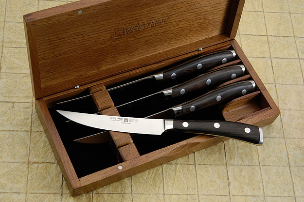 Wusthof-Trident Classic Ikon Four Piece Steak Knife Set (9706-1)