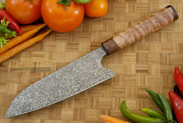 Chef's Knife - Santoku with Maple (7 in)