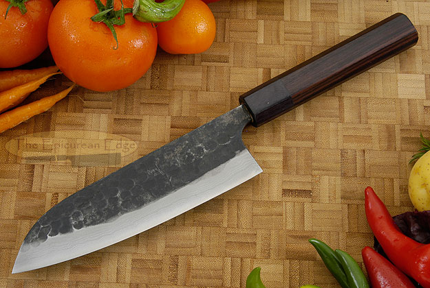Tojinbo Damascus Chef's Knife - Santoku - 6-3/4 in. (170mm)