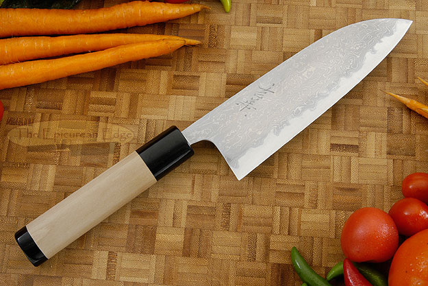 Damascus V2S Chef's Knife - Santoku - 6-1/2 in. (165mm)