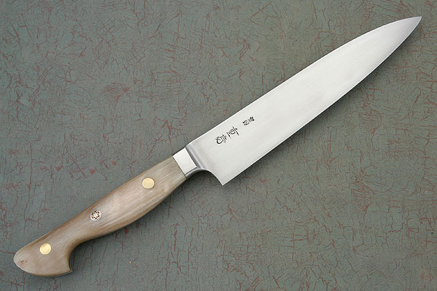 Western Slicing Knife with Sheep Horn - 150mm (6 in)
