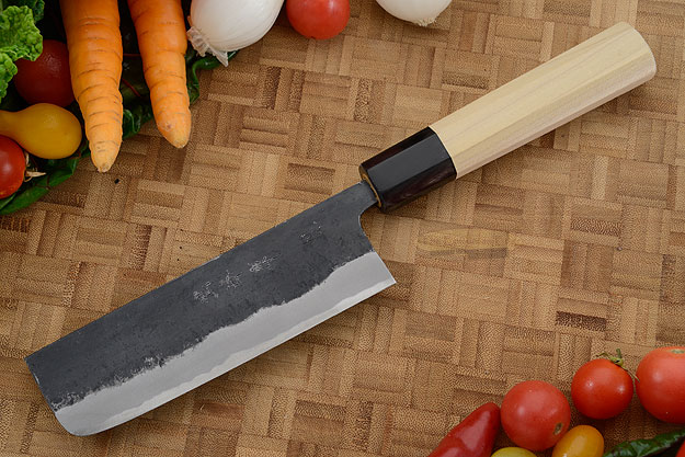Chef's Knife/Vegetable Cleaver (Nakiri) - 5-1/3 in. (135mm), Traditional Handle
