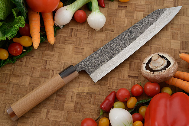 Damascus SLD Chef's Knife - Kiritsuke Gyuto - 9-1/2 in. (240mm)