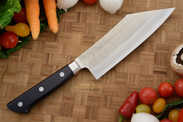 Hammer Finished Chef's Knife - Hakata Santoku, Western - 6 1/2 in. (165mm)