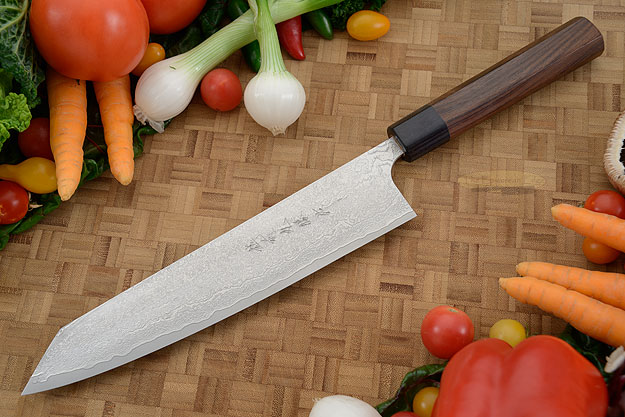 Asai Damascus Chef's Knife - Kiritsuke Gyuto - 9 1/2 in. (240mm)