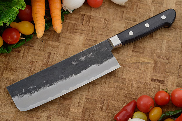 Chef's Knife/Vegetable Cleaver (Nakiri) - 6-1/2 in. (165mm), Western Handle