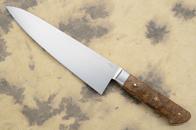 Chef's Knife (Gyuto) with Wild Almond Burl (9-1/2
