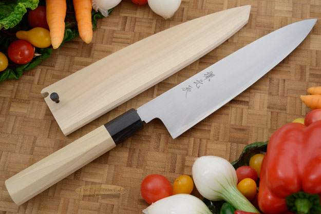 Migaki Chef's Knife - Gyuto, 210mm (8-1/4 in.) with Saya