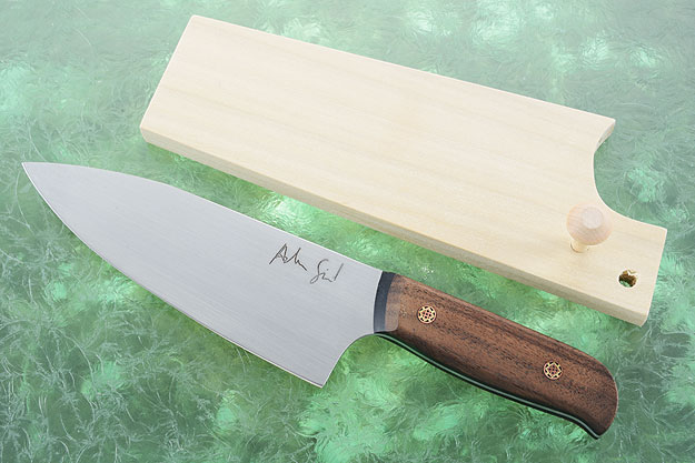 Chef's Knife (5-3/4 in.) with Claro Walnut and Black G10