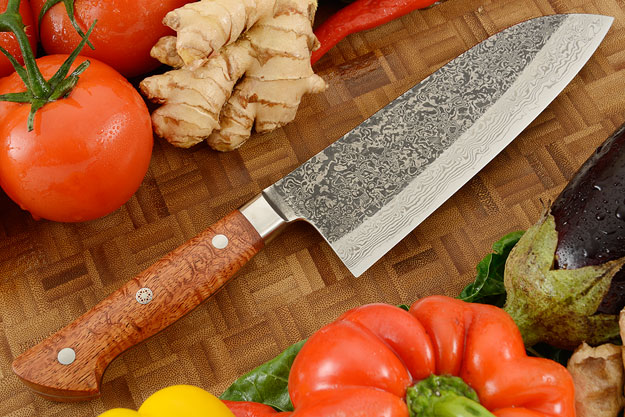 Damascus Western SLD Chef's Knife - Santoku - 6-2/3 in. (170mm)