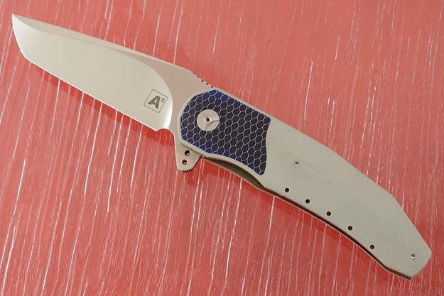 A3 Tanto Interframe Flipper with Grey G10 and C-Tek (Double Row IKBS)