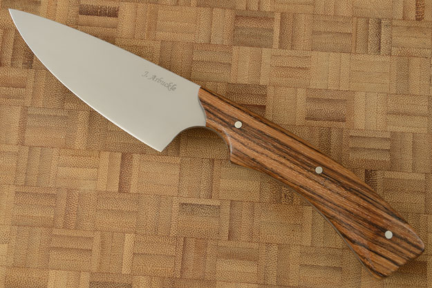 Chef's Knife (3-3/4 in) with Zebrano