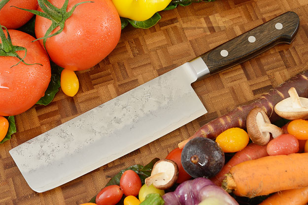 Ginsan Chef's Knife/Vegetable Cleaver - Nakiri - 6 1/2 in.