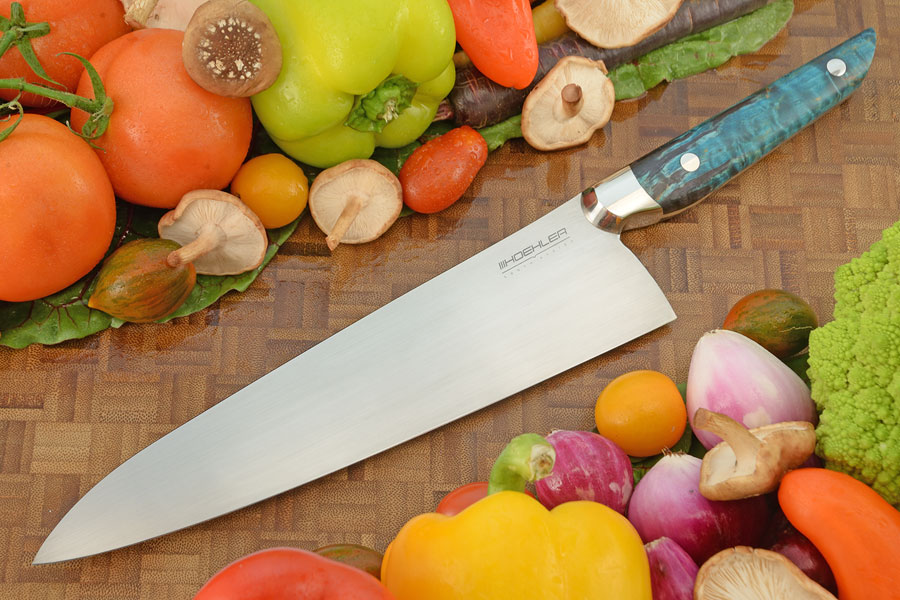 Chef's Knife - Gyuto - (9-1/4 in) with Masur Birch
