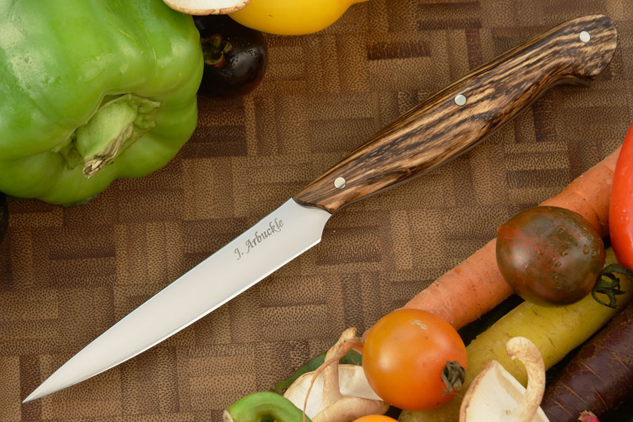 Paring Knife (3-3/4) with Zebrawood