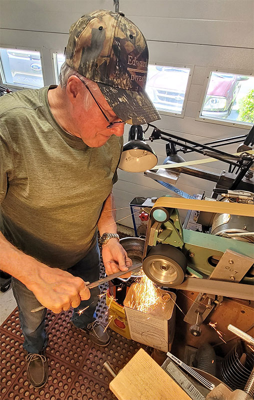 Jim Arbuckle at the Grinder