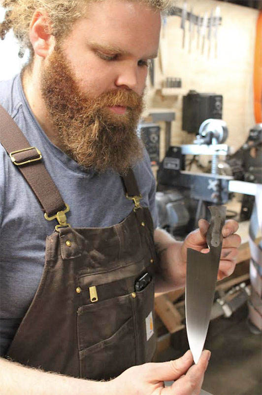 Sam Reed, having completed the hand rubbed satin finish