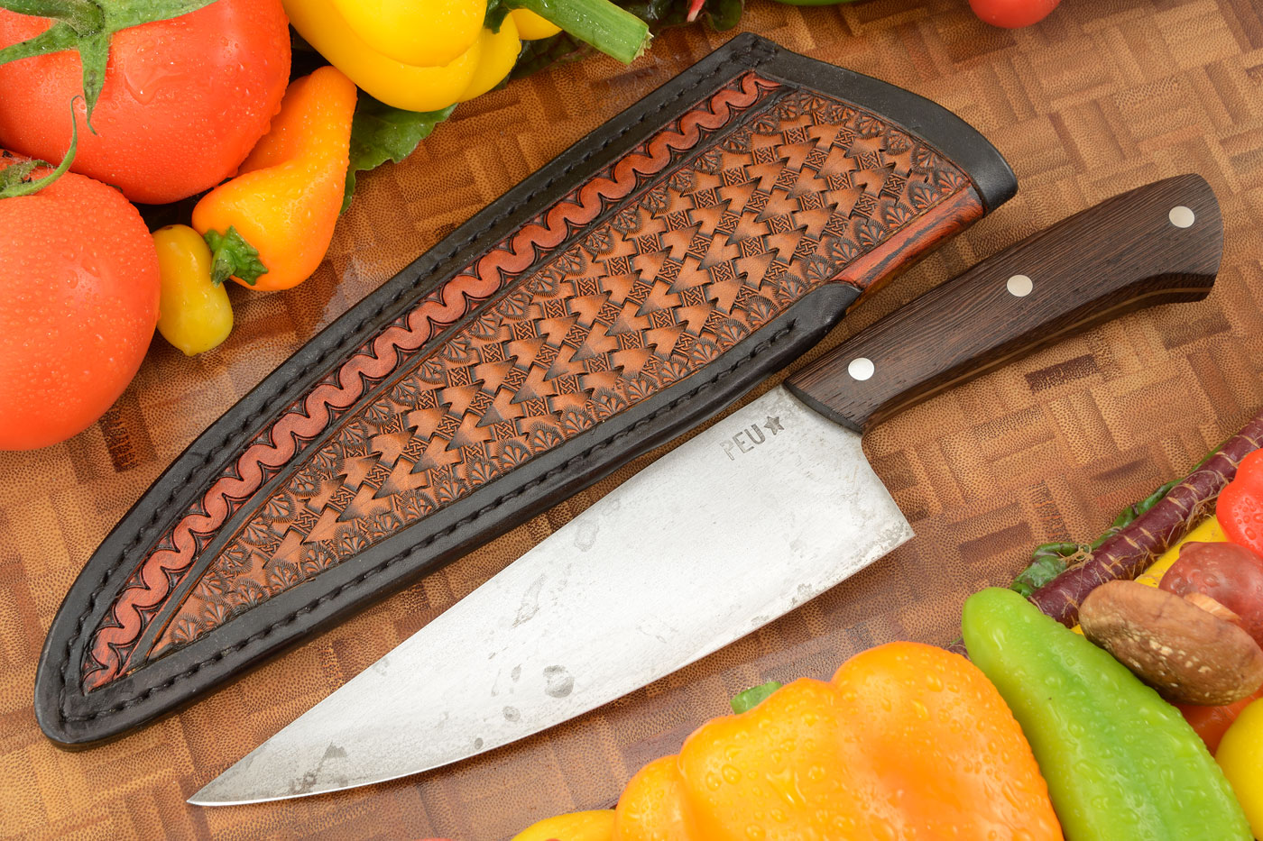 Chef's Knife (Cocinero 180mm) with Wenge and O2 Carbon Steel