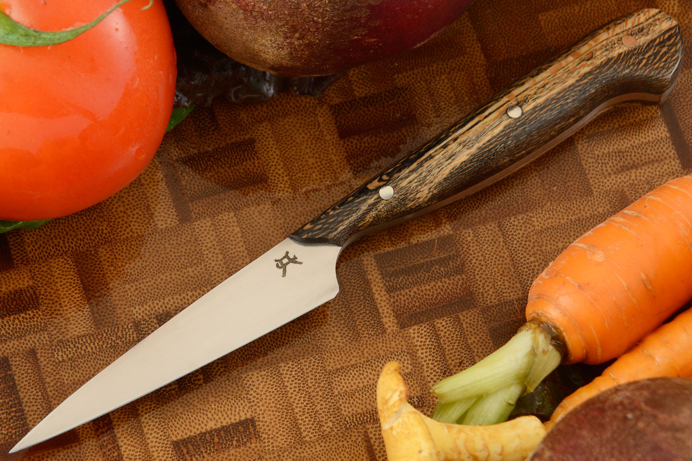 Paring Knife (3-1/4) with Snakeskin Sycamore