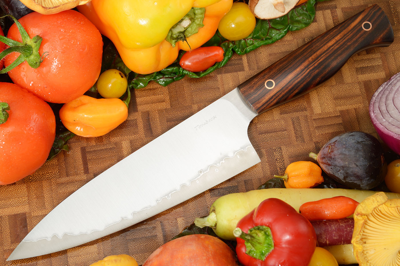 San Mai Chef's Knife (Gyuto) with Ironwood - (6-3/4 in.)