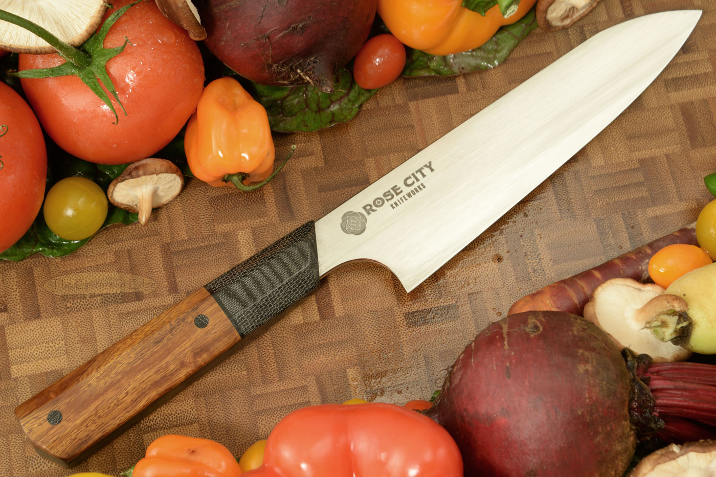 Swift Chef's Knife (Gyuto) -- 6-1/8 in. -- with Ironwood -- AEB-L Stainless Steel
