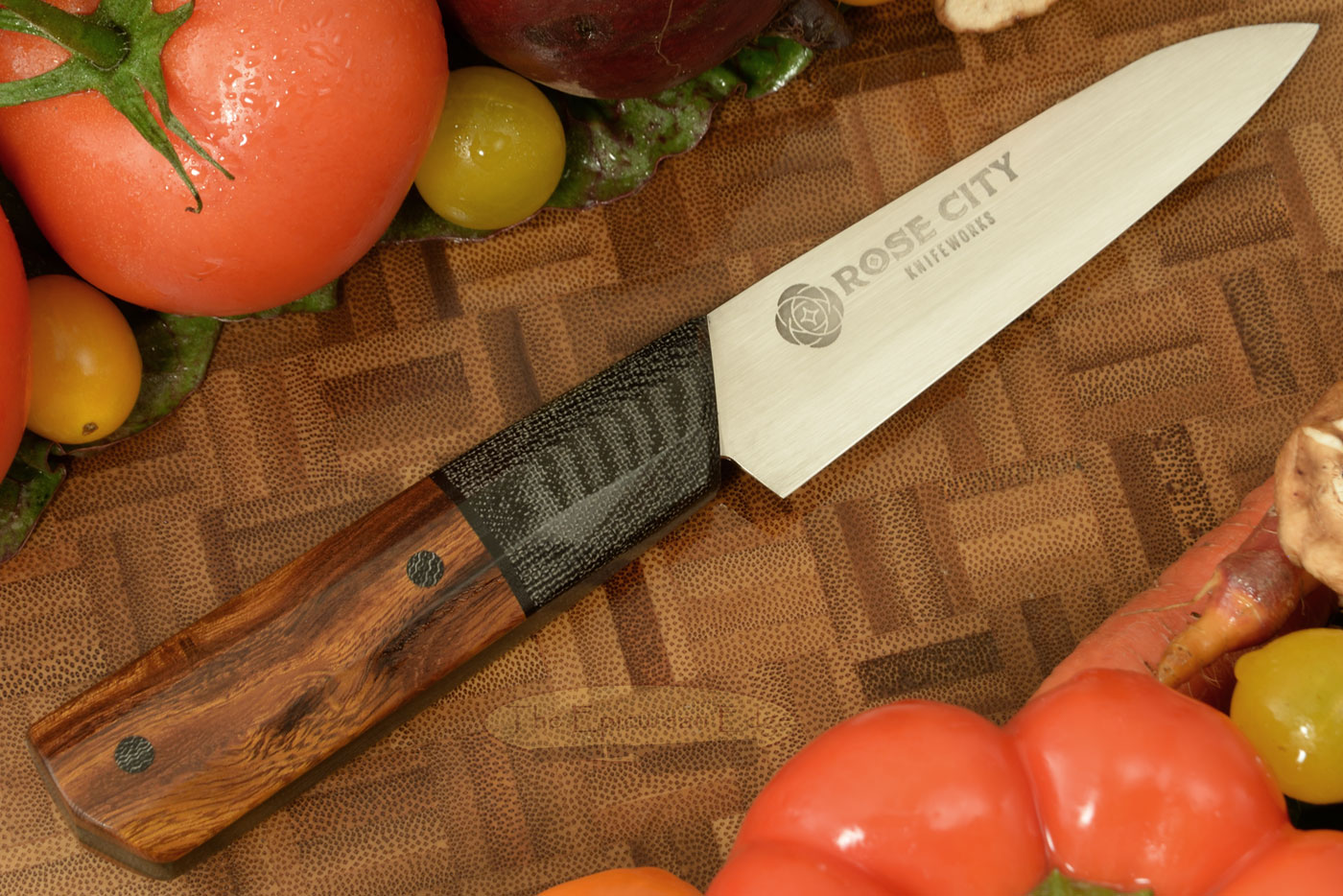 Swift Paring Knife (Petty) -- 4 in. -- with Ironwood -- AEB-L Stainless Steel
