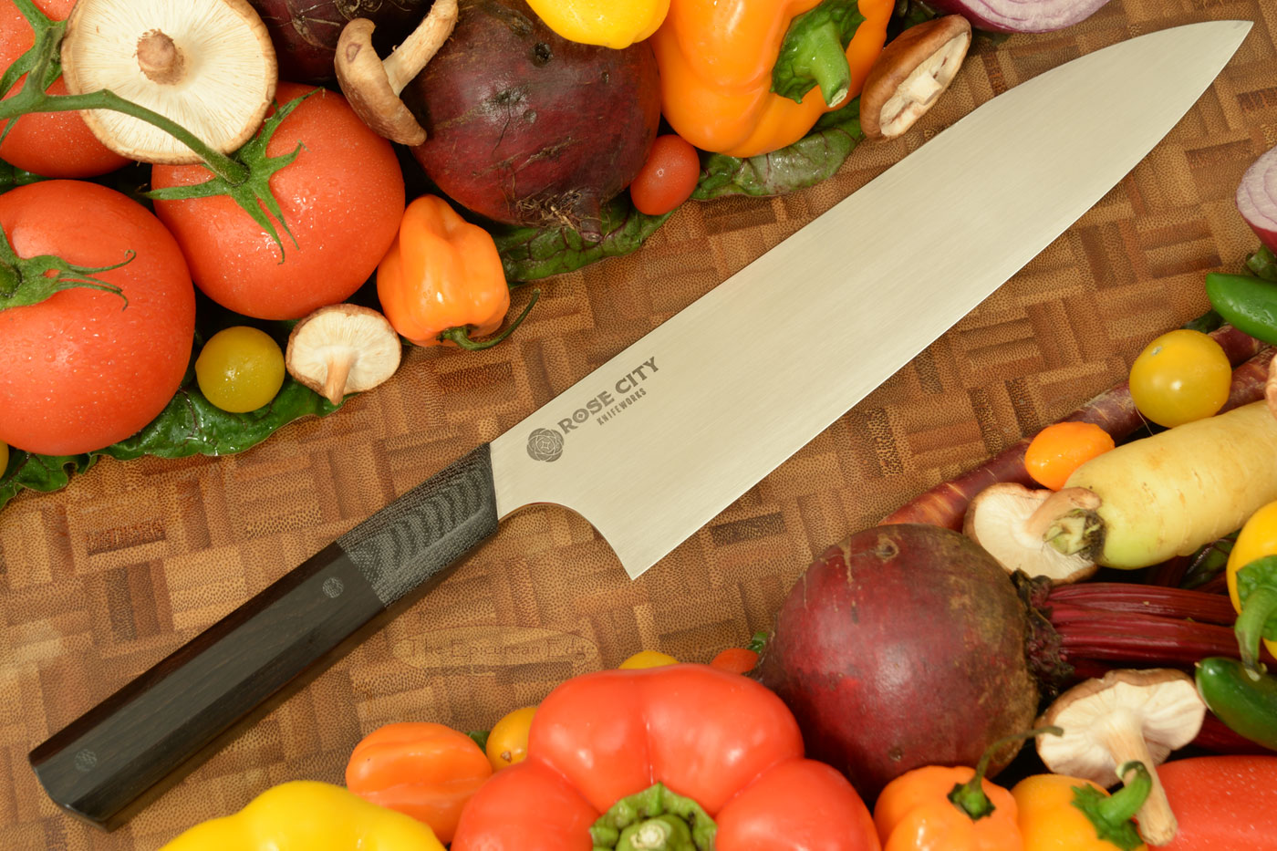 Swift Chef's Knife (Gyuto) -- 9-1/4 in. -- with African Blackwood -- AEB-L Stainless Steel