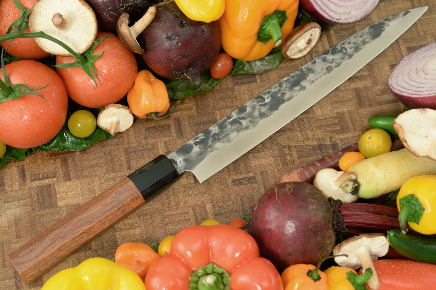 Slicing Knife (Sujihiki) - 10 in., VG10 San Mai with Padauk