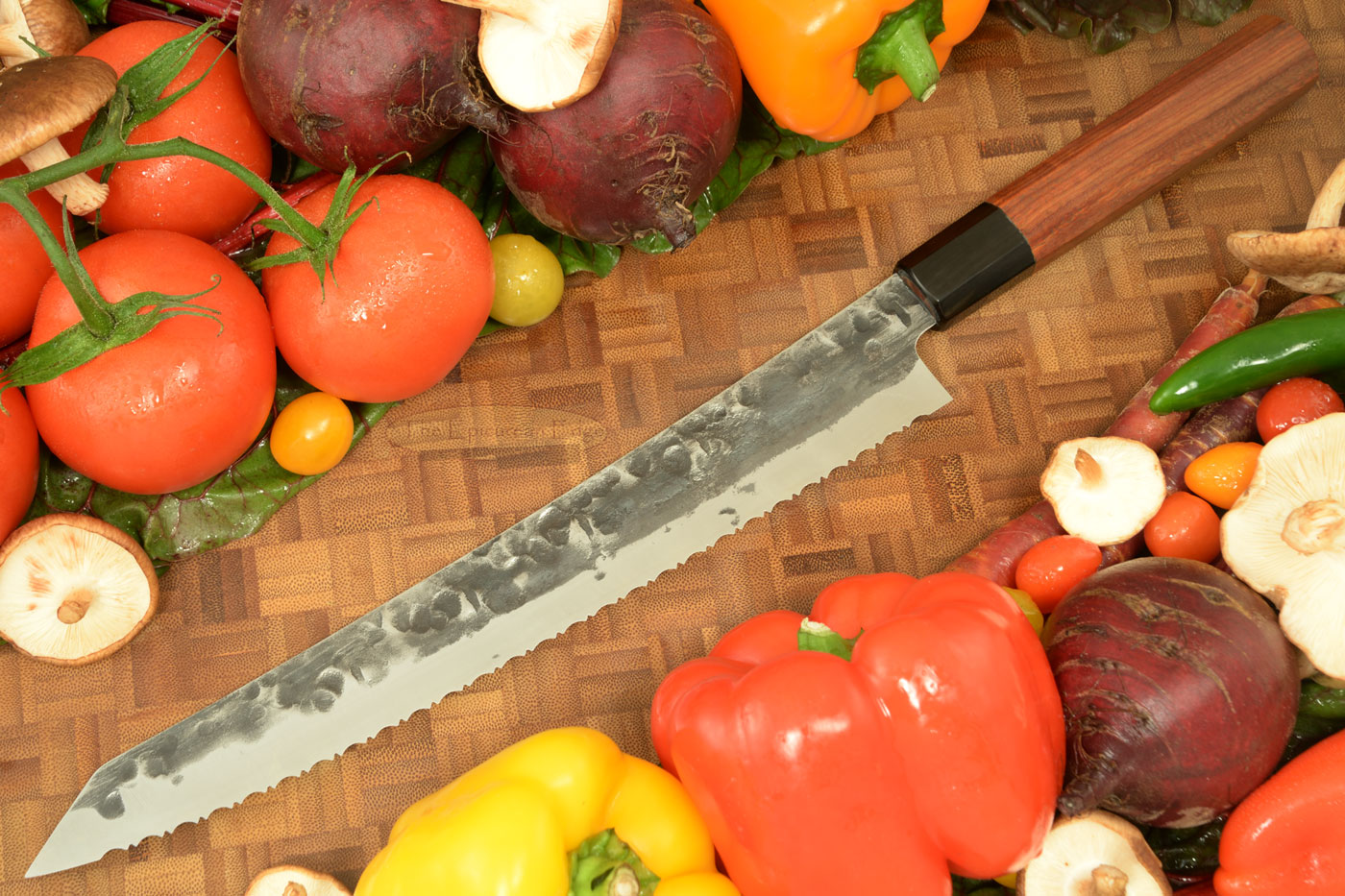 Bread/Roast Knife - 10 in., VG10 San Mai with Padauk