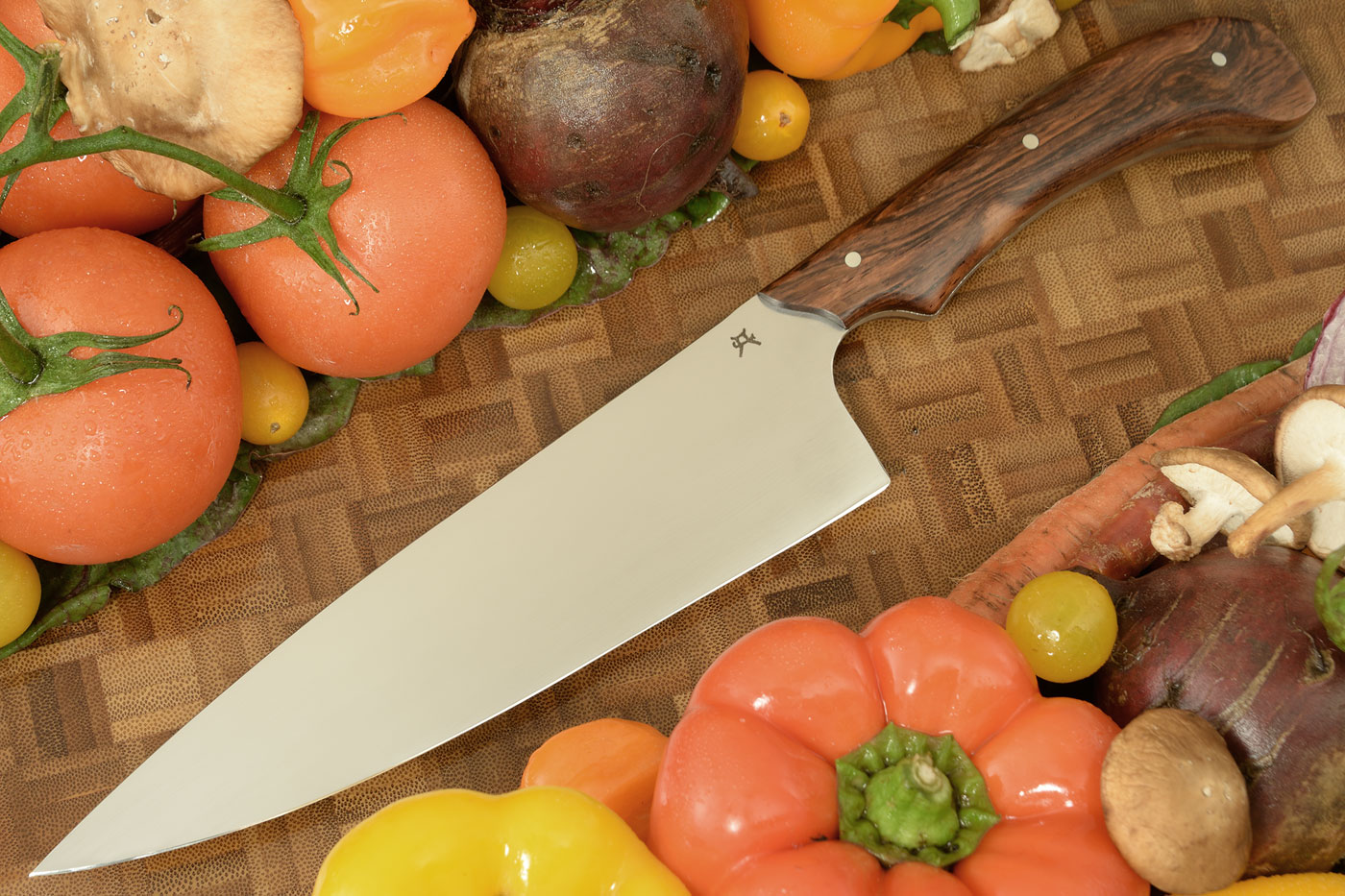 Chef's Knife (7-1/2 in) with Honduran Rosewood