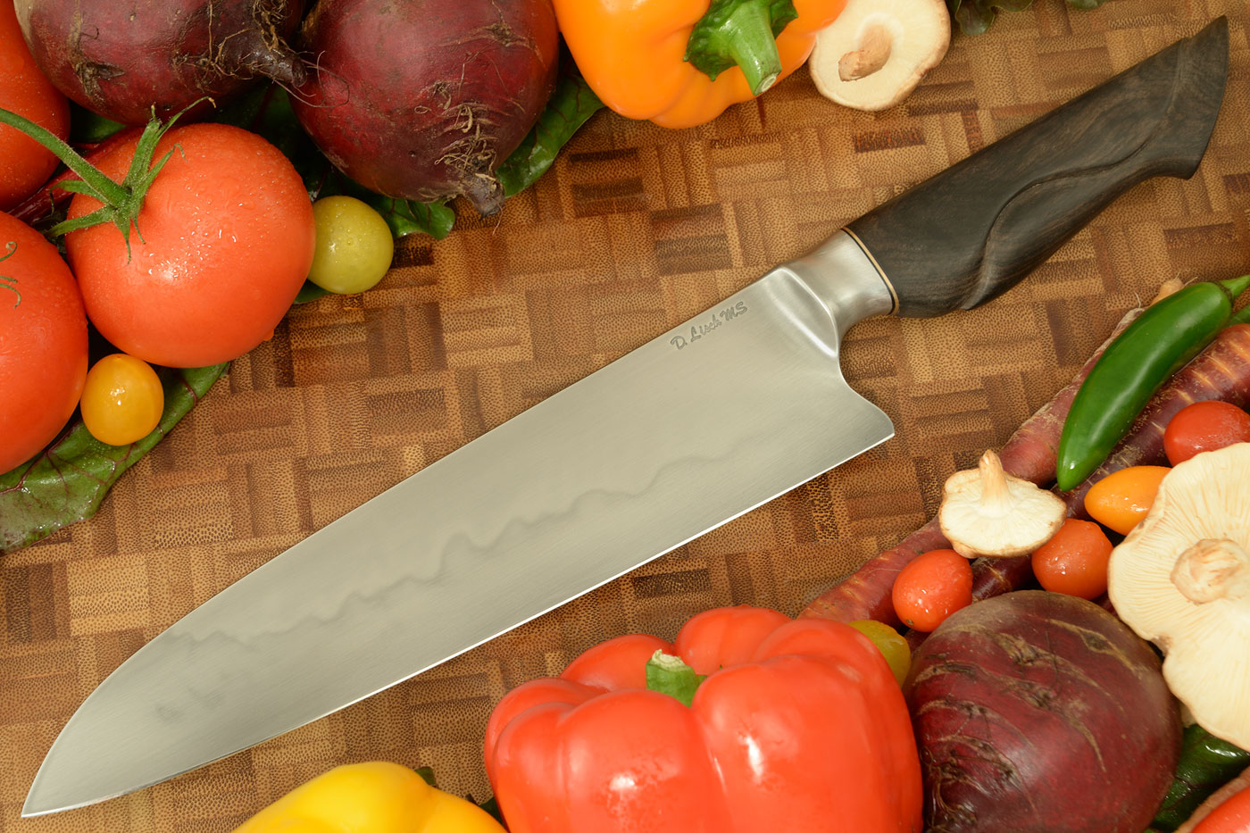 Chef's Knife (9-3/4 in.) with Ebony - Honyaki