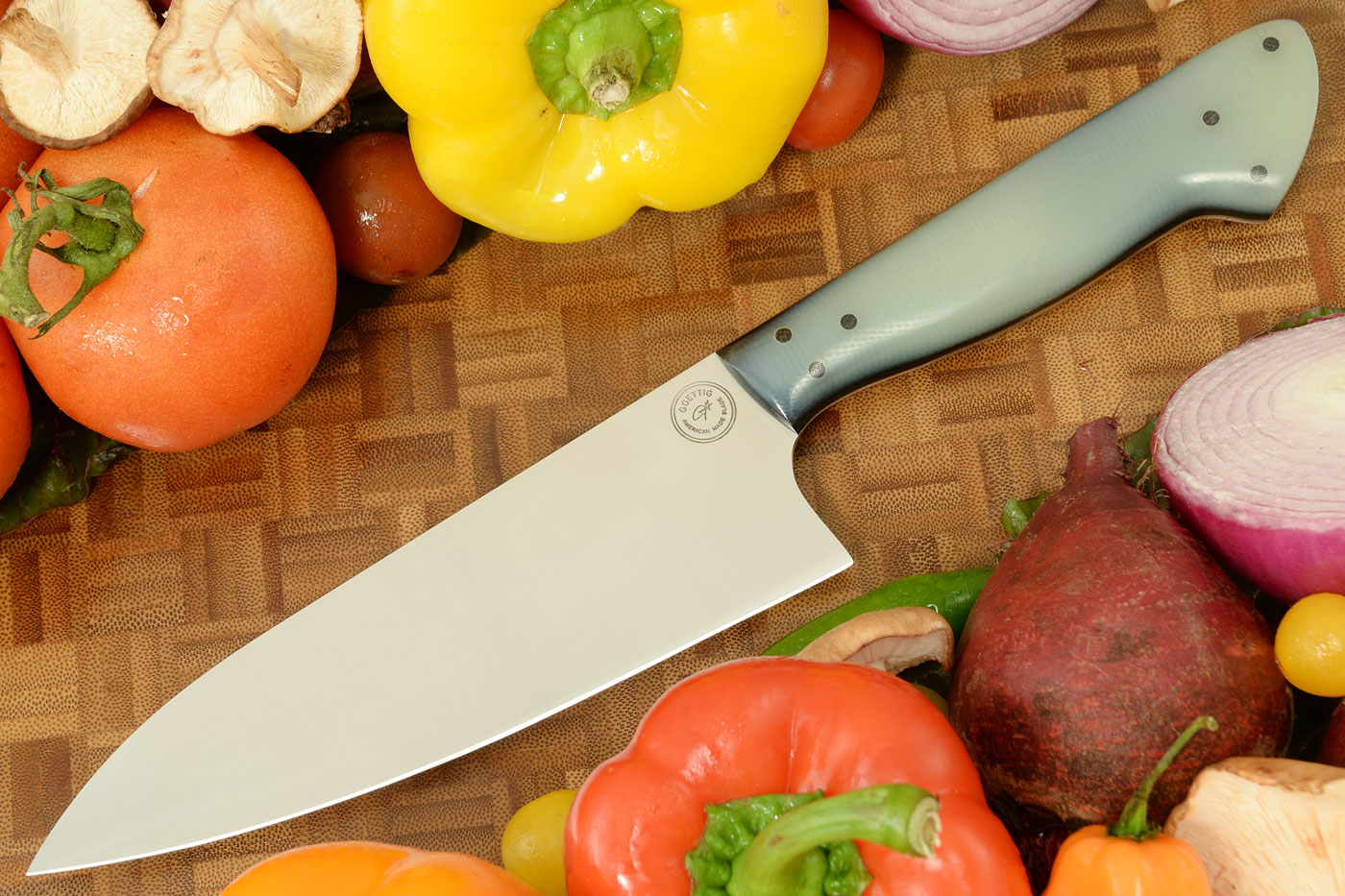 Chef's Knife (6-1/2 in.) with Ghost Jade G10