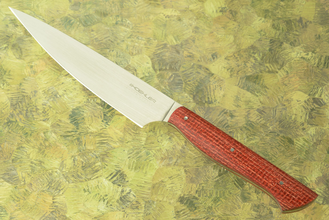 Utility Knife (4-1/4 in.) with Red Burlap Micarta