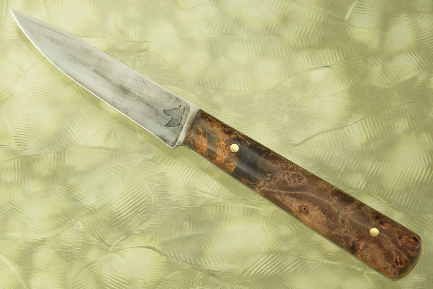 Paring Knife with Maple Burl