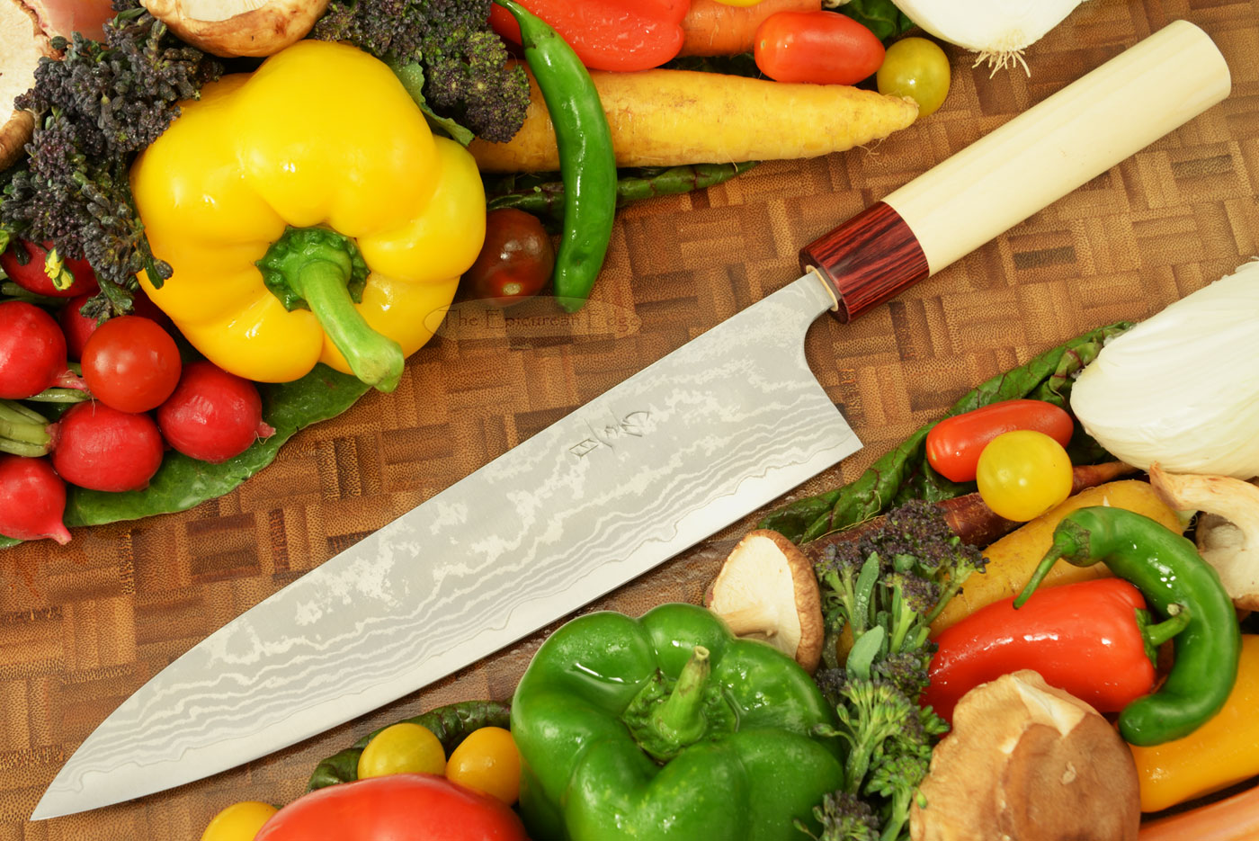 Asai Enji Damascus Chef's Knife - Gyuto - 9 1/2 in. (240mm)
